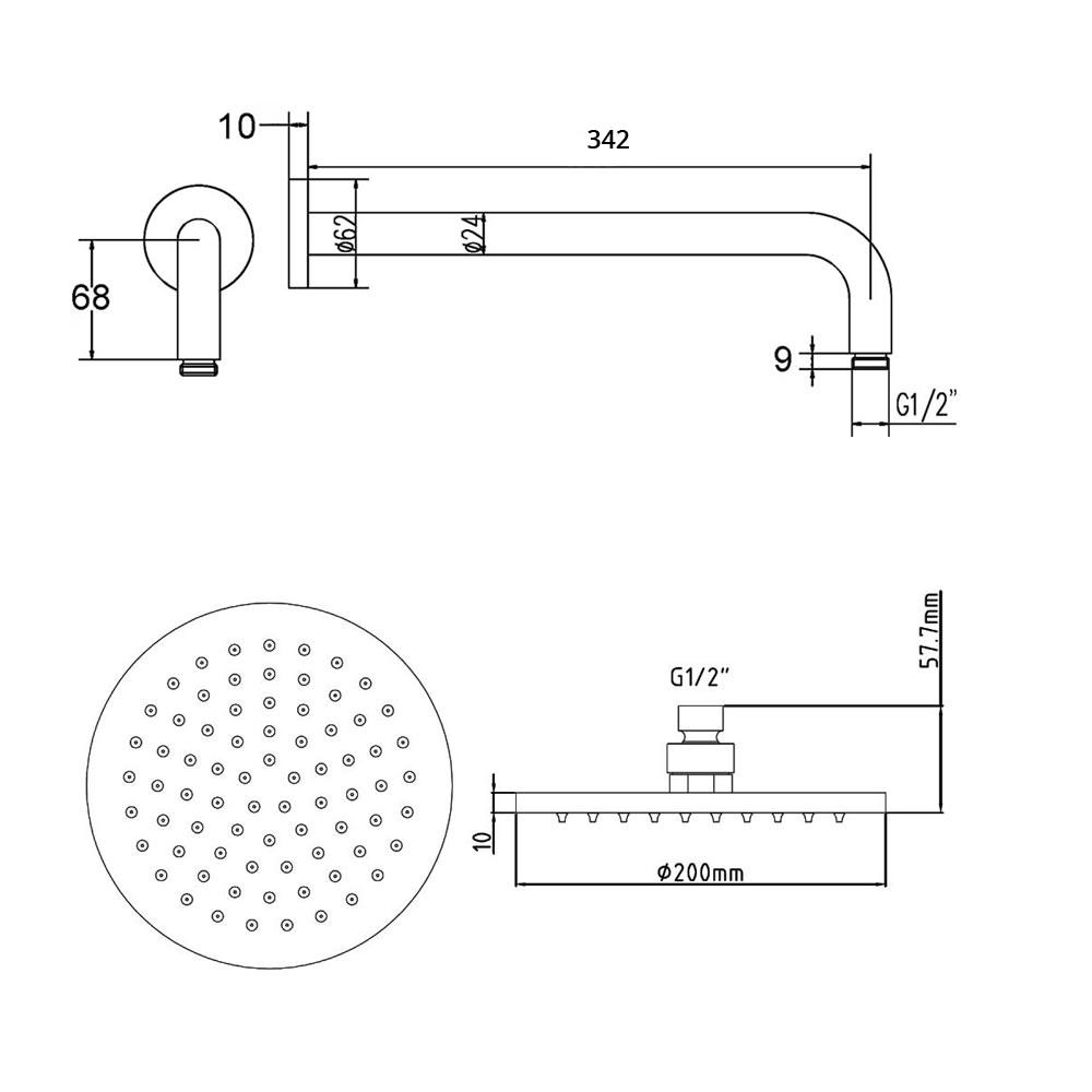 product dimensions