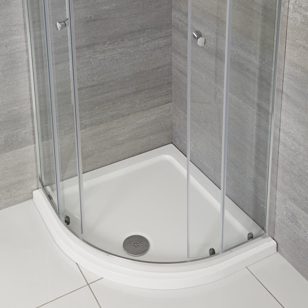 Plato de Ducha Angular Cuarto de Círculo Disponible en Distintas Medidas Maxon