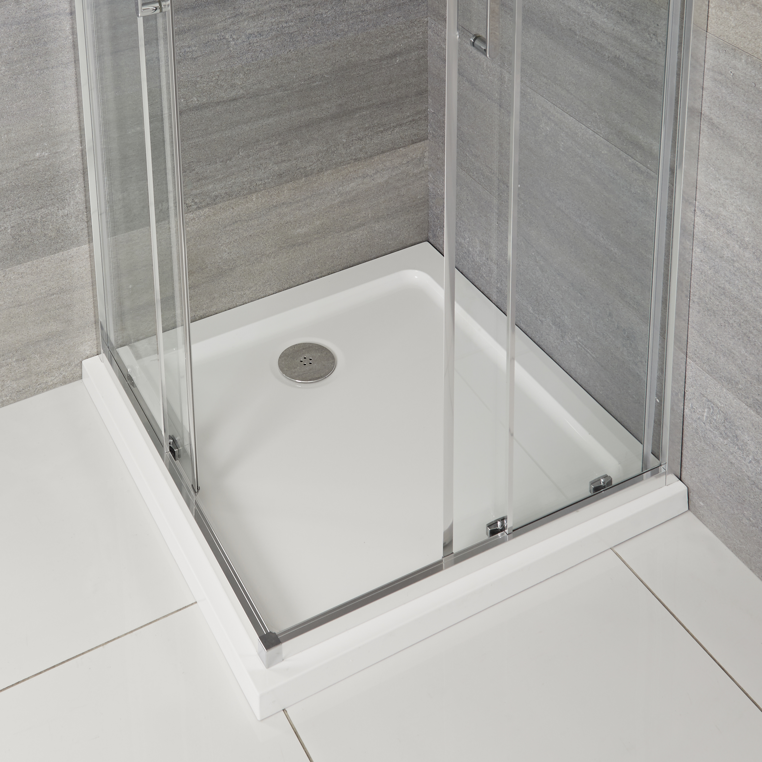 Plato de Ducha Cuadrado Disponible en Distintas Medidas Maxon