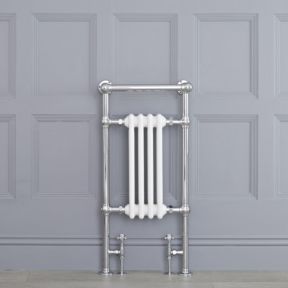 Radiador Toallero Plano - Blanco - 930mm x 452mm x 230mm - 492 Vatios - Avon