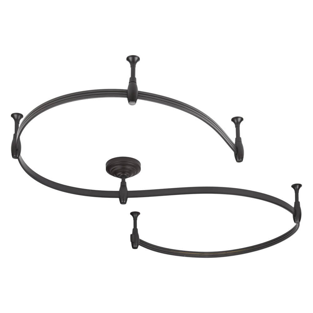 Biard Carril Negro de 3m Flexible Para Sistema de Rail