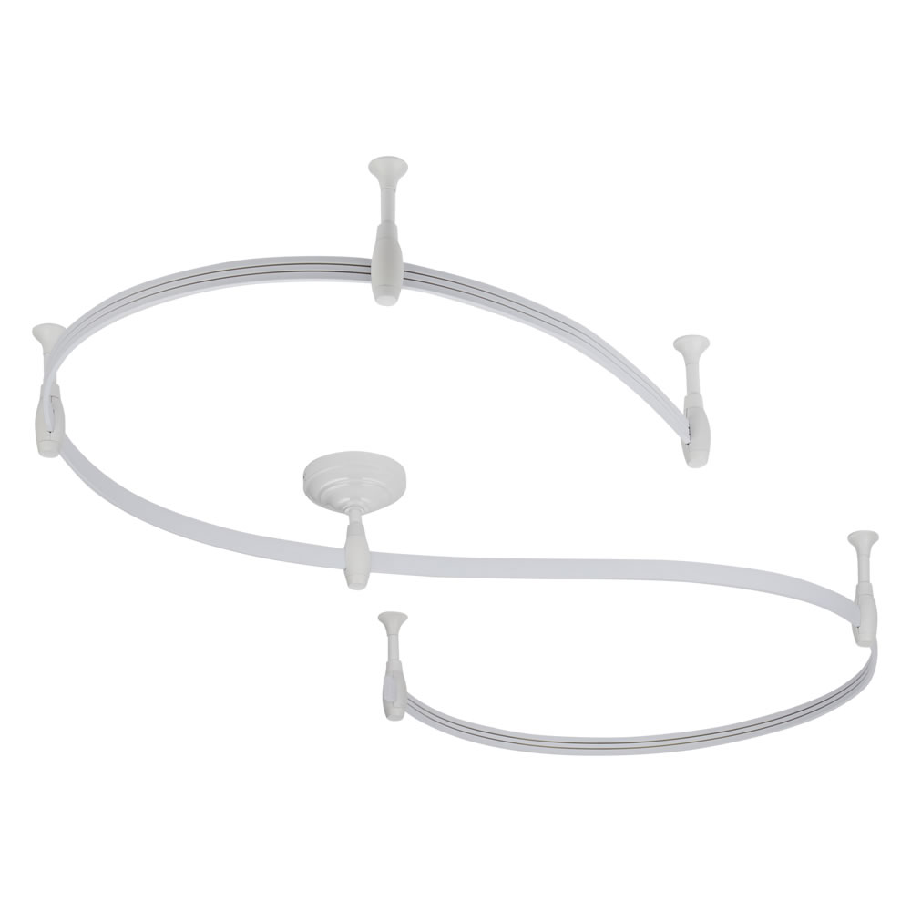 Biard Carril Blanco de 3m Flexible Para Sistema de Rail