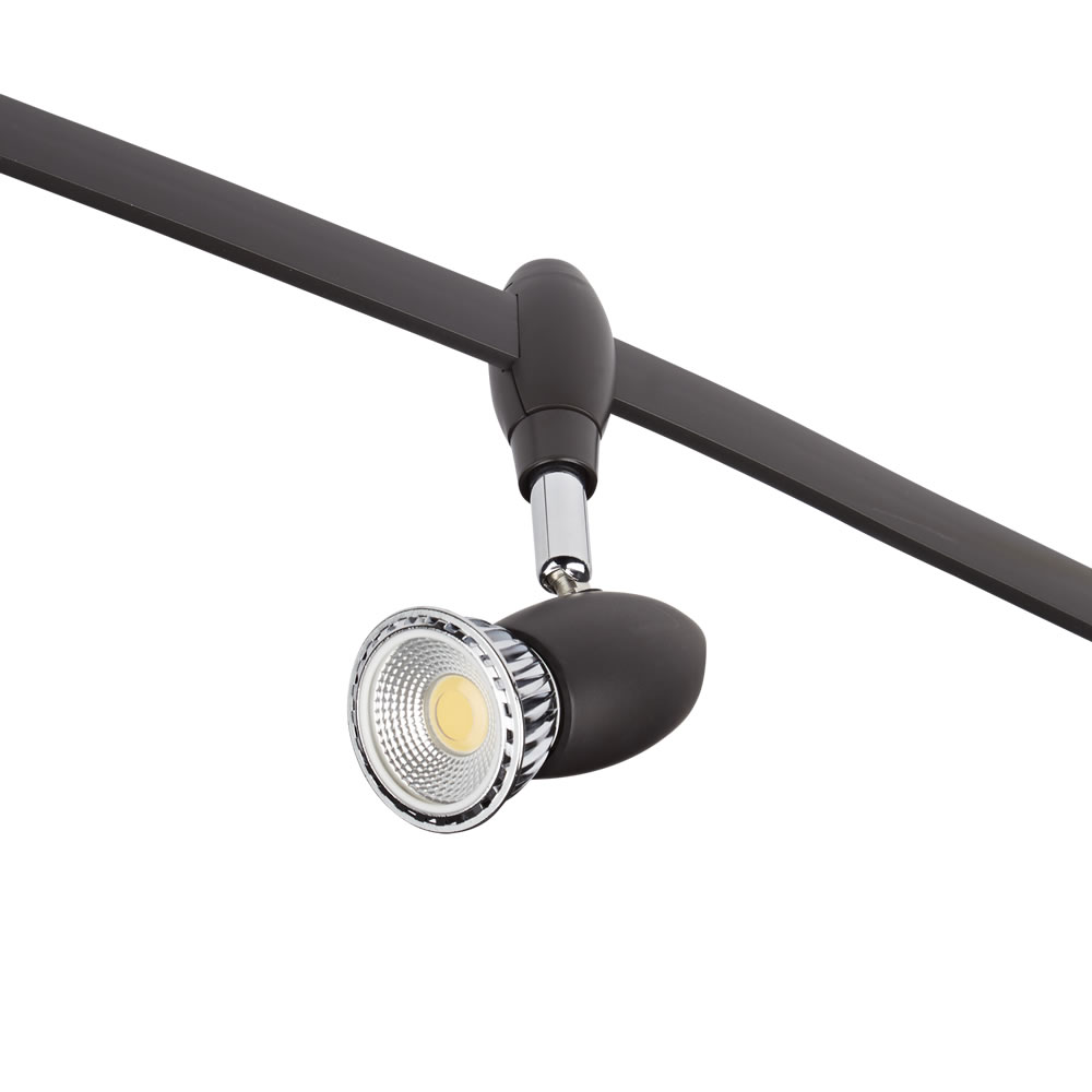 Biard Foco LED Negro para Sistemas de Rail y Carriles LED - Forio