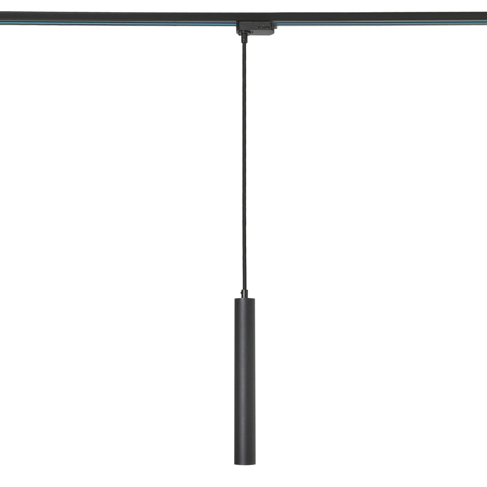 Lámpara de Techo Colgante LED de Color Negro para Carril 5W - Liv
