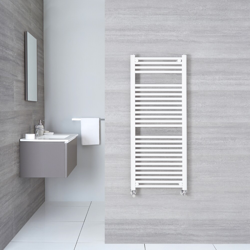 Radiador Toallero Plano - Blanco - 1200mm x 600mm x 30mm - 815 Vatios - Sterling