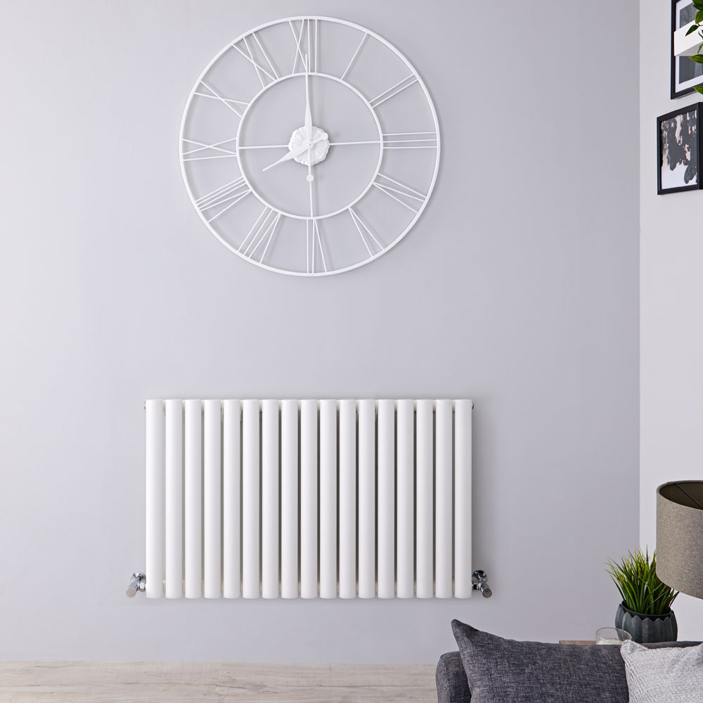 Radiador de Diseño Horizontal - Blanco - 601mm x 1000mm x 78mm - 948 Vatios - Revive