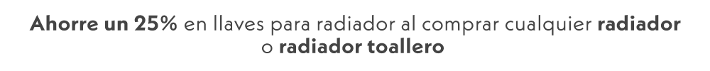 Buy a radiator or HTR, get 25% off a pair valves